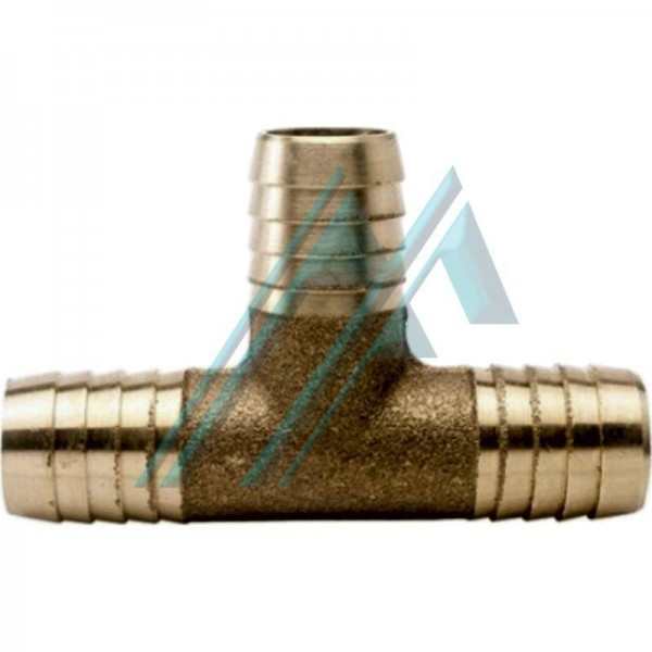 Manchon en T pour raccord de tuyaux 1 1/4 et 30 mm. Tube laiton - Hidraflex