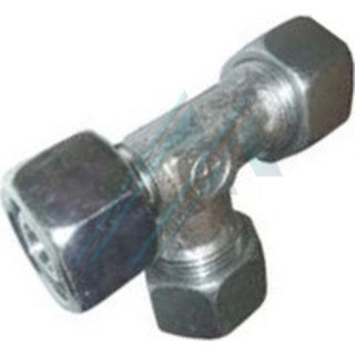 M 52 x 200 metric lateral loose nut tee for external Ø 42 mm hydraulic tube