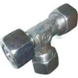 M 18X150 metric lateral loose nut tee for external Ø 10 mm hydraulic tube