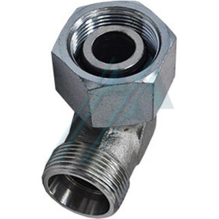 Adapter 90º pipe elbow to nut DIN 2353 Thread nut M-18X150 for pipe Ø 12 mm