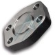 Blind flange with housing for 1/2" SAE 6000 O-ring