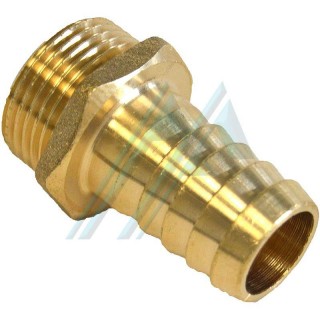 带 1"1/2 外螺纹的软管连接，适用于 Ø 40 mm 软管